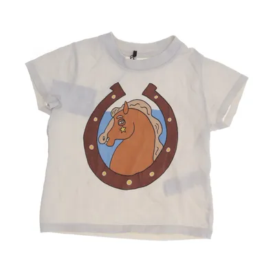 T-shirt (Beige, Brun, Blå) fra Mini Rodini Økologisk bomuld, Elastan