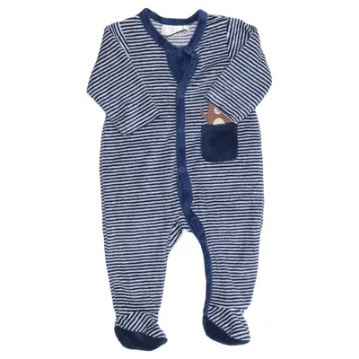 Rompers (Blue, White) from Ergee Cotton, Polyester