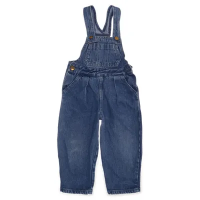 Tuinbroek (Blauw) van Fix by Lindex Katoen