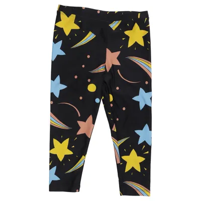Leggings (Zwart, Meerkleurig) van Mini Rodini Elastaan, Polyamide