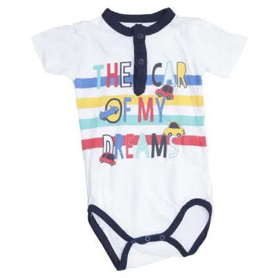 Body (White, Multicolored) from Mana Cotton, Viscose