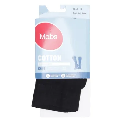 Kompressionsstrømper (Cotton Knee) fra Mabs Bomuld, Elastan, Polyamid