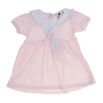 Klänning (Rosa, Vit) från Baby Baby Bomull