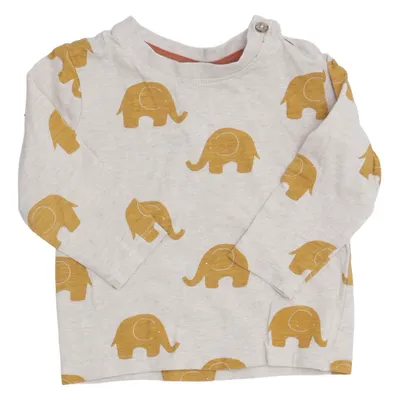 T-shirt à manches longues (Beige, Jaune) de Alana Coton biologique