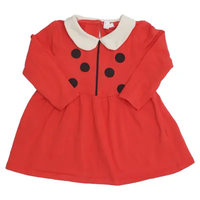 Dress (Red, Black, White) from Rikiki Cotton, Elastane