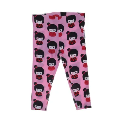 Leggings (Pink, Flerfarvet) fra Maxomorra Bomuld, Elastan