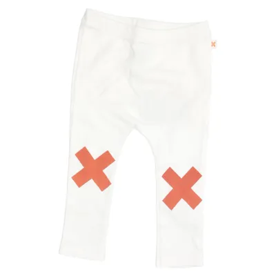 Leggings (Hvid, Rød) fra Tinycottons Bomuld