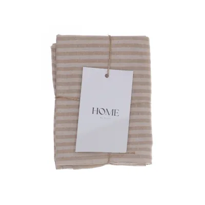 Kitchen towel (Beige, White) from Zizzi Cotton