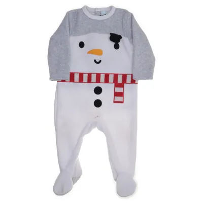Christmas clothing (White, Gray, Multicolored) from Tex Baby Polyester