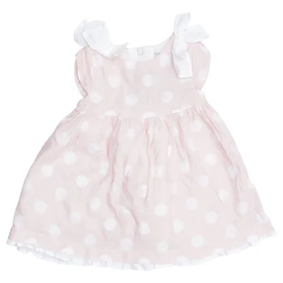 Dress (Pink, White) from Mayoral Newborn Cotton, Viscose