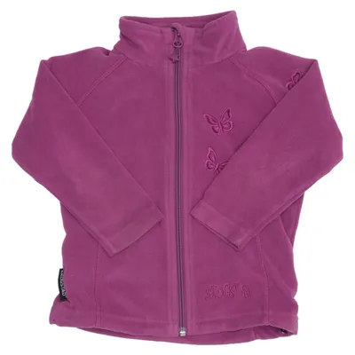 Fleece jacket (Purple) from Skogstad Polyester