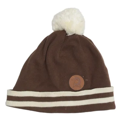 Pompon muts (Bruin, Beige) van Mini Rodini Organisch katoen, Gerecycled polyester
