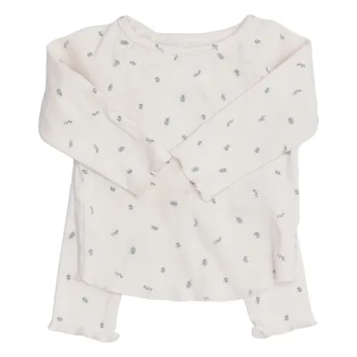 Long sleeve T-shirt (Beige, Multicolored) from H&M Cotton