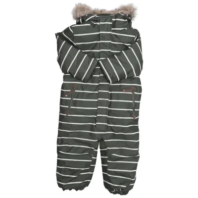 Outdoor overalls  (Grøn, Hvid) fra Topomini Bomuld, Polyamid, Polyester