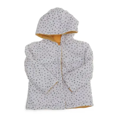 Vändbar jacka (Vit, Gul, Flerfärgad) från George Bomull, Polyester