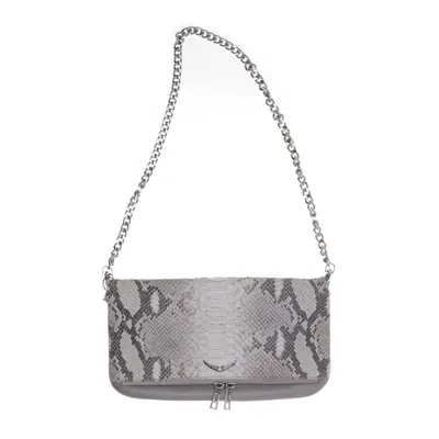 Skuldertaske (Grå, Beige, Flerfarvet) fra Zadig & Voltaire