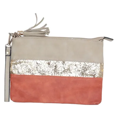 Sac pochette (Beige, Or, Rouge) de Eternel