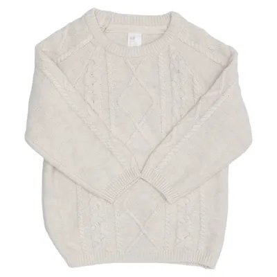 Sweater (Beige) fra H&M Bomuld, Polyamid, Uld
