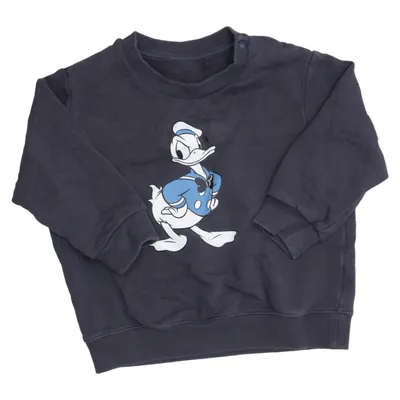Sweatshirt (Gray) from Uniqlo Baby Cotton, Elastane