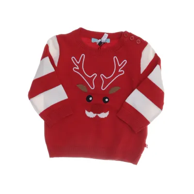 Kersttrui (Rood, Wit, Meerkleurig) van Obaïbi Katoen