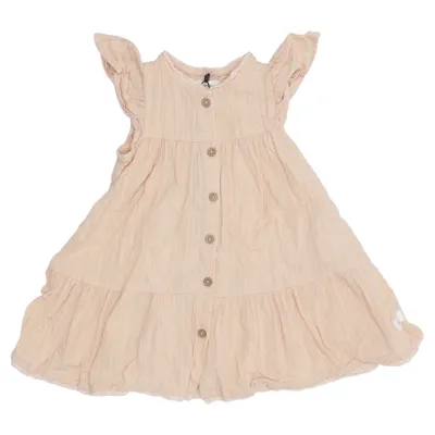Kjole (Beige) fra Newbie by KappAhl Bomuld