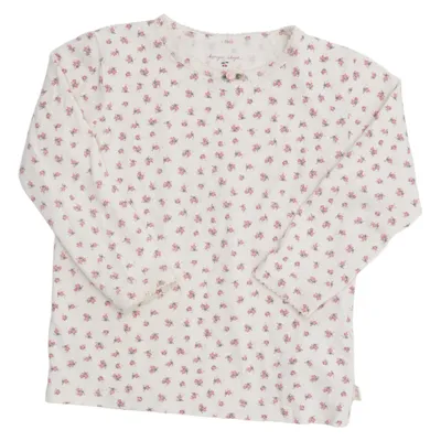 Långärmad t-shirt (Beige, Röd, Grön) från Konges Sløjd Elastan, Ekologisk bomull