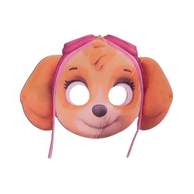 Maskeradmask (Orange, Rosa)