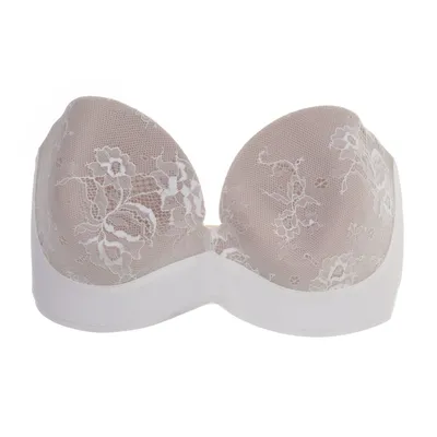 BH (Beige, Vit) från Wonderbra Elastan, Nylon, Polyester