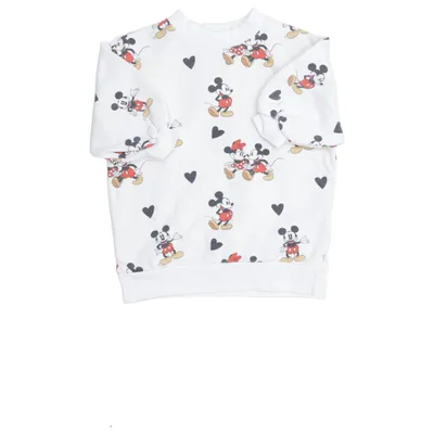 Sweatshirt (Blanc, Multicolore) de Disney Mickey Mouse Coton, Polyester