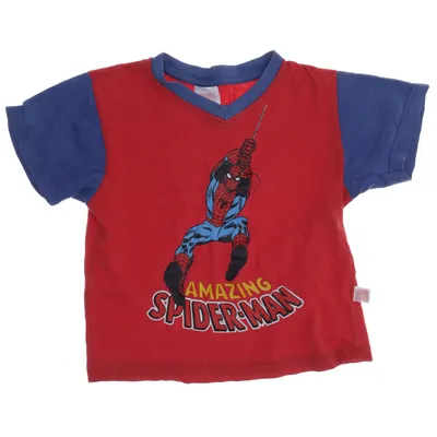 T-shirt (Röd, Blå, Flerfärgad) från Marvel Comics Bomull
