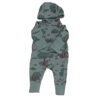 Mjukisdräkt (Grön, Flerfärgad) från Polarn O. Pyret Elastan, Ekologisk bomull