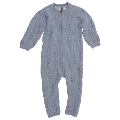 Strampler (Blau) von Name It Merinowolle