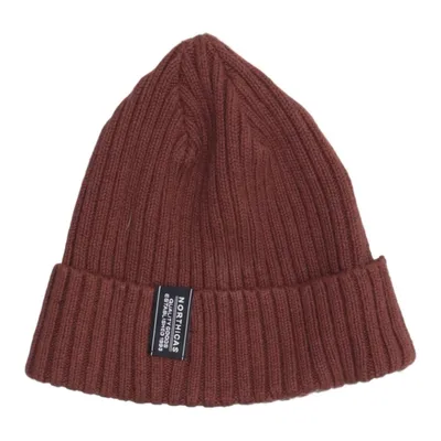 Bonnet (Marron) de H&M Coton, Élasthane, Polyamide