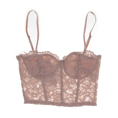 Bustier (Beige) från Zara Elastan, Polyamid