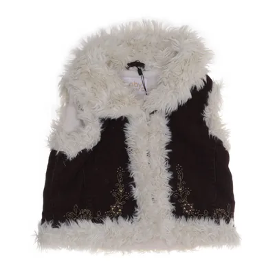 Ydervest (Brun, Hvid) fra Baby by Lindex Bomuld, Polyester