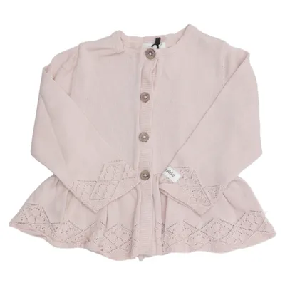 Cardigan (Pink) from Newbie by KappAhl Organic cotton