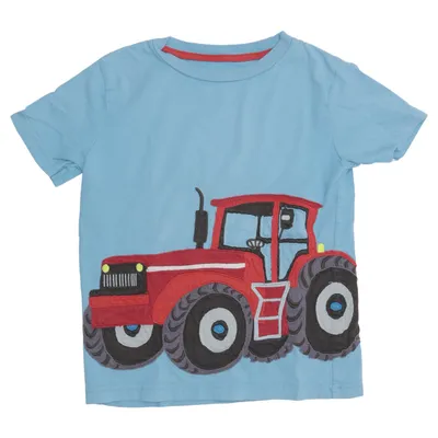 T-shirt (Bleu, Multicolore) de Mini Boden Coton