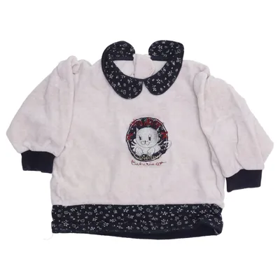 Sweatshirt (Blue, Beige) from Création Stummer Cotton