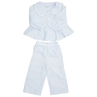 Set (Blauw, Wit) van Shein Polyester