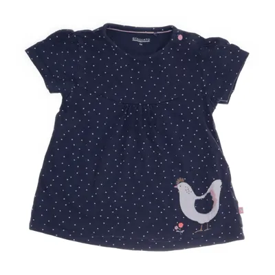 Jurk (Blauw, Wit) van Staccato Katoen, Elastaan
