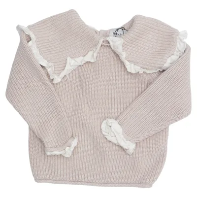 Tröja (Beige) från Donsje Bomull, Lyocell