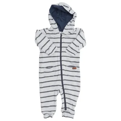 Rompertjes (Wit, Blauw) van Lindex Newborn Katoen