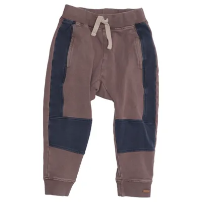 Pantalon de survêtement (Marron, Bleu) de Hust and Claire Coton, Élasthane
