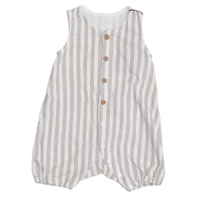 Sparkdräkt (Vit, Brun) från Uniqlo Baby Bomull