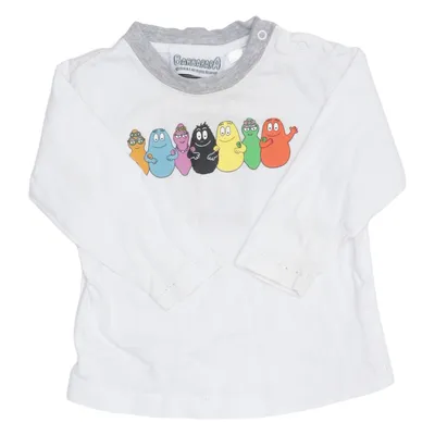 Långärmad t-shirt (Vit, Flerfärgad) från Barbapapa