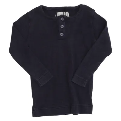 T-shirt manches longues (Bleu) de Petit Stories Élasthane, Modal, Coton biologique