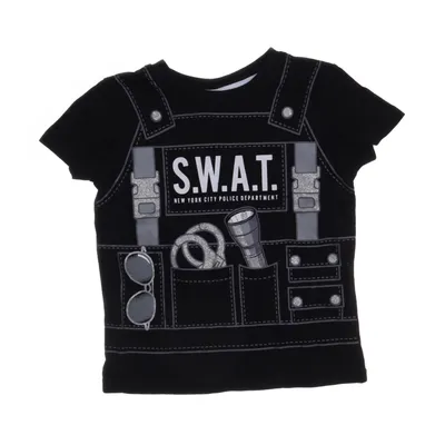 T-shirt (Zwart) van Kiki & Koko Katoen