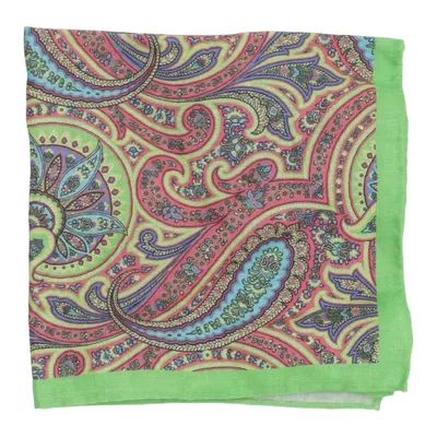 Mouchoir (Vert, Multicolore) de Stenströms Lin