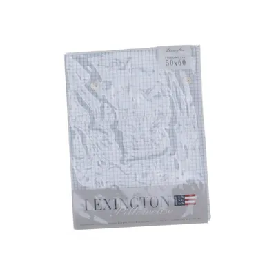 Örngott (Vit, Grön) från Lexington Bomull