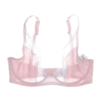 BH (Pink, Hvid) fra Cubus Bomuld, Elastan